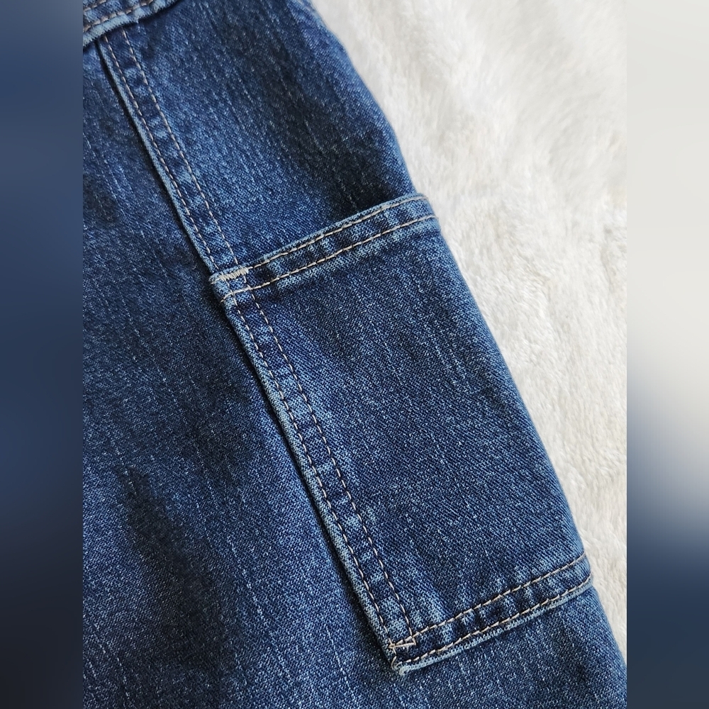 👖 Wrangler Men’s Blue Denim Carpenter Shorts – Size 46, NWT, 11” Inseam - Picture 8 of 14